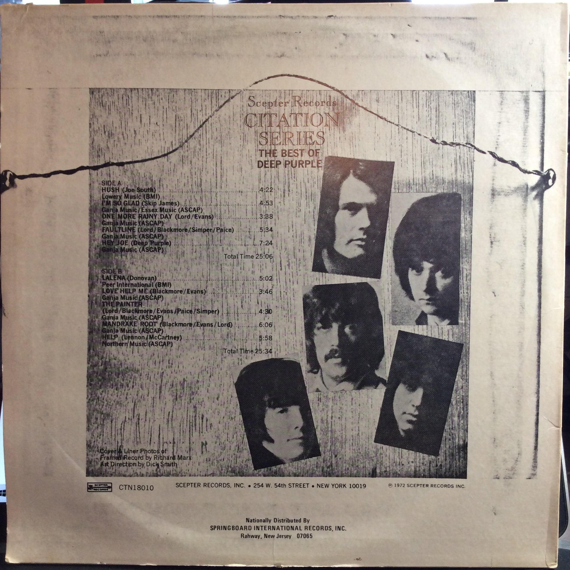 Deep Purple - The Best Of Deep Purple (VINYL) | Very Good Plus (VG+) Very Good Plus (VG+)