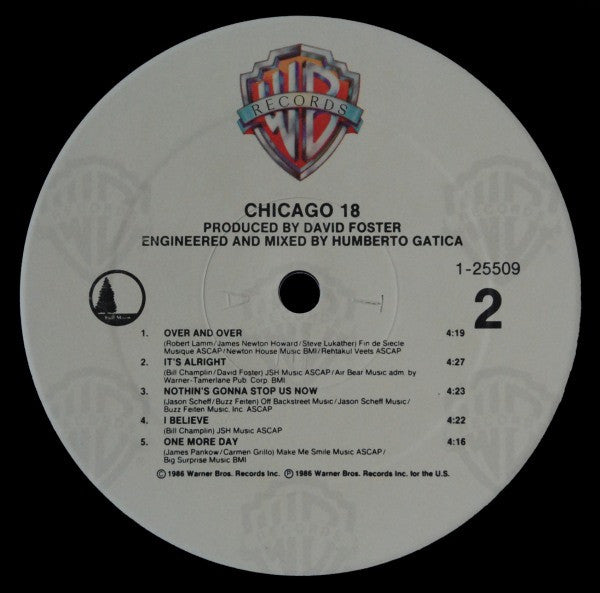Chicago (2) - Chicago 18 (VINYL) | Very Good Plus (VG+) Excellent (EX)