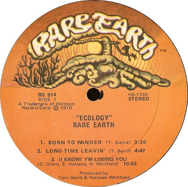 Rare Earth - Ecology *IN SHRINK* | Very Good Plus (VG+) Near Mint (NM)