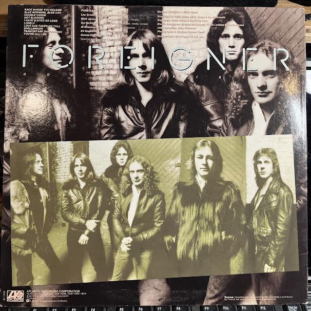 Foreigner - Double Vision (VINYL) | Very Good Plus (VG+) Excellent (EX)