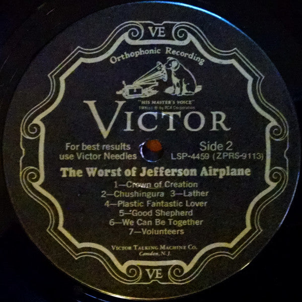 Jefferson Airplane - The Worst Of Jefferson Airplane | Very Good Plus (VG+) Near Mint (NM)
