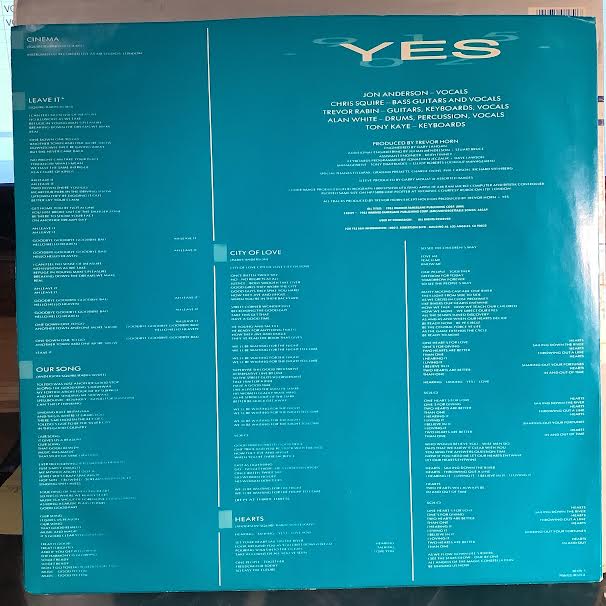 Yes - 90125 (SPECIALTY - VINYL) | Very Good Plus (VG+) Excellent (EX)