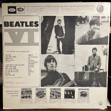 The Beatles - Beatles VI (VINYL) | Very Good Plus (VG+) Excellent (EX)
