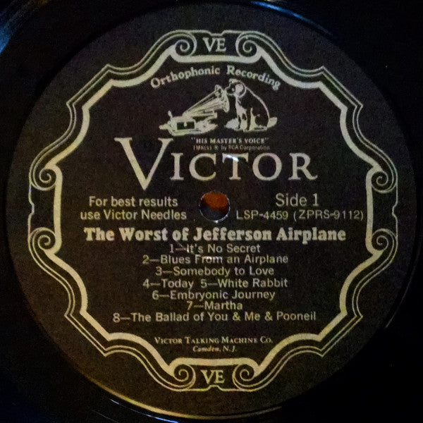 Jefferson Airplane - The Worst Of Jefferson Airplane | Very Good Plus (VG+) Near Mint (NM)