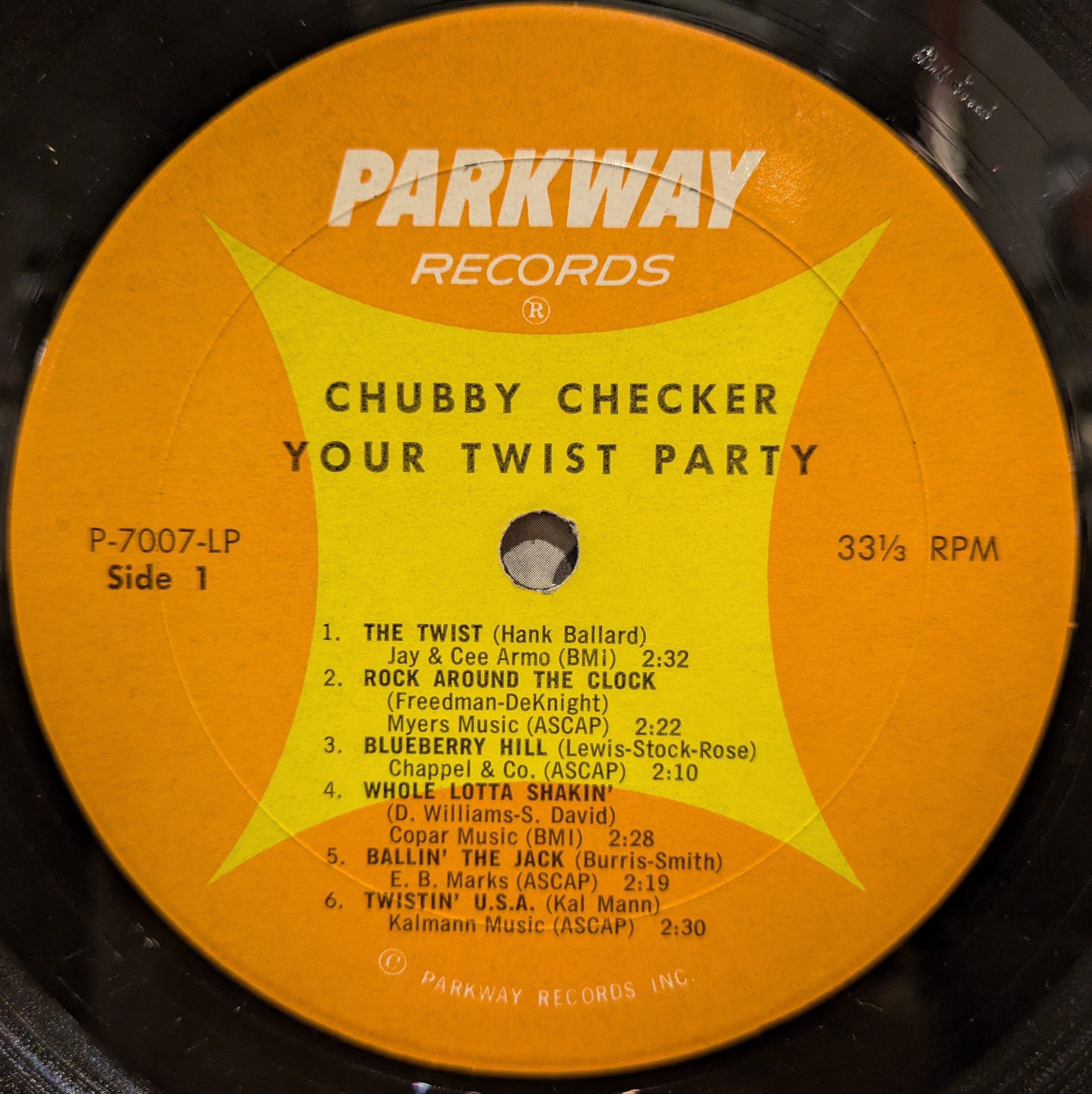 Chubby Checker - Your Twist Party (With The King Of Twist) | Very Good Plus (VG+) Near Mint (NM)