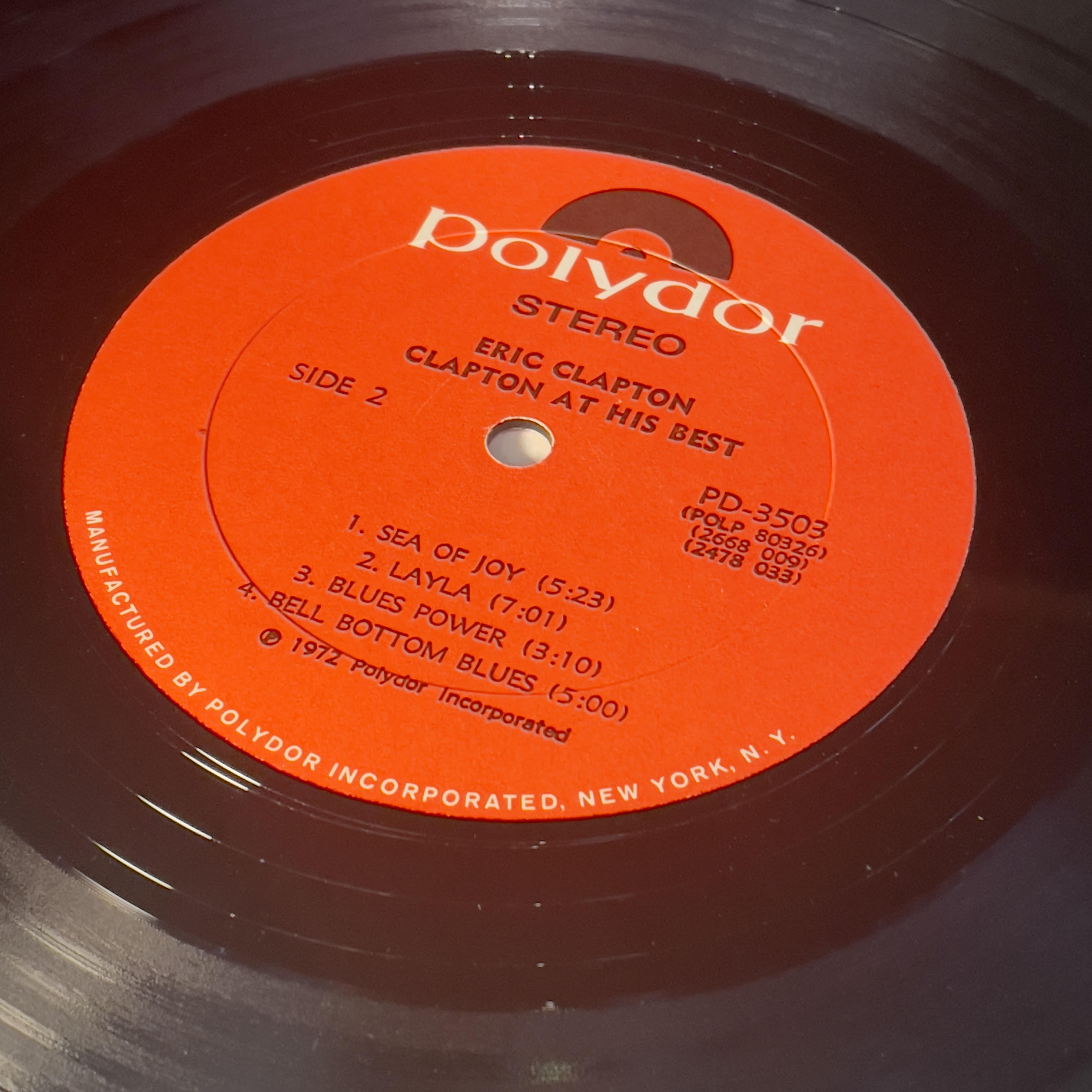 Eric Clapton - At His Best (2xVINYL) | Very Good (VG)