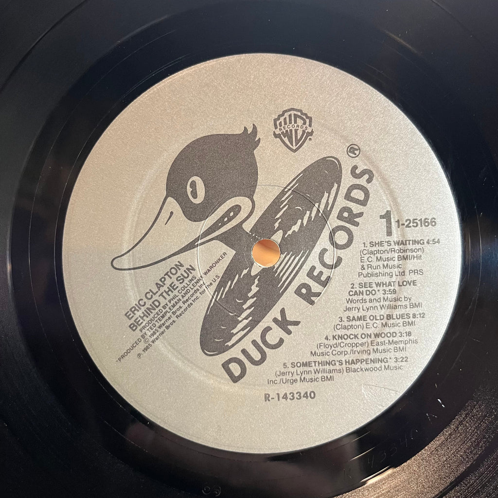 Eric Clapton - Behind The Sun (VINYL) | Very Good Plus Plus (VG++)
