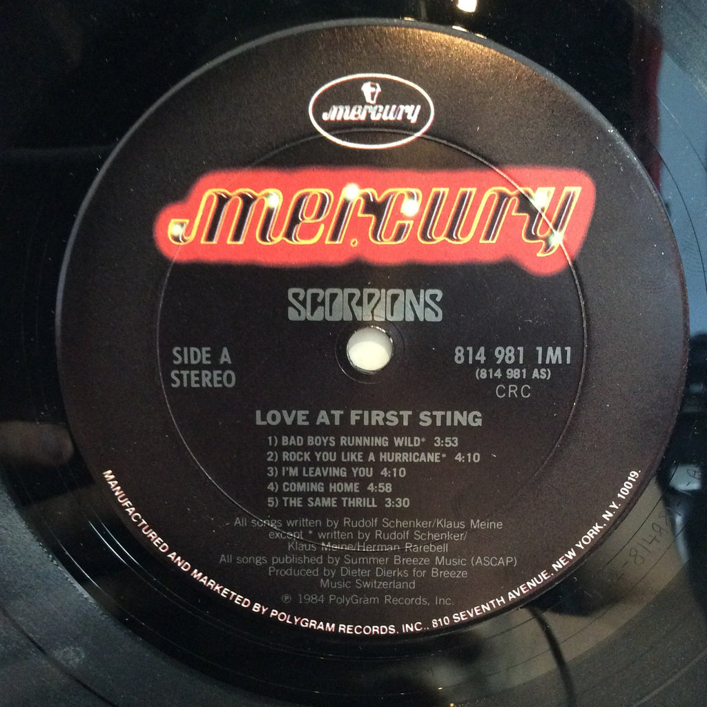 Scorpions - Love At First Sting (VINYL) | Very Good Plus (VG+) Excellent+ (EX+)