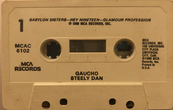 Steely Dan - Gaucho (CASSETTE) | Very Good Plus (VG+) Very Good Plus (VG+)