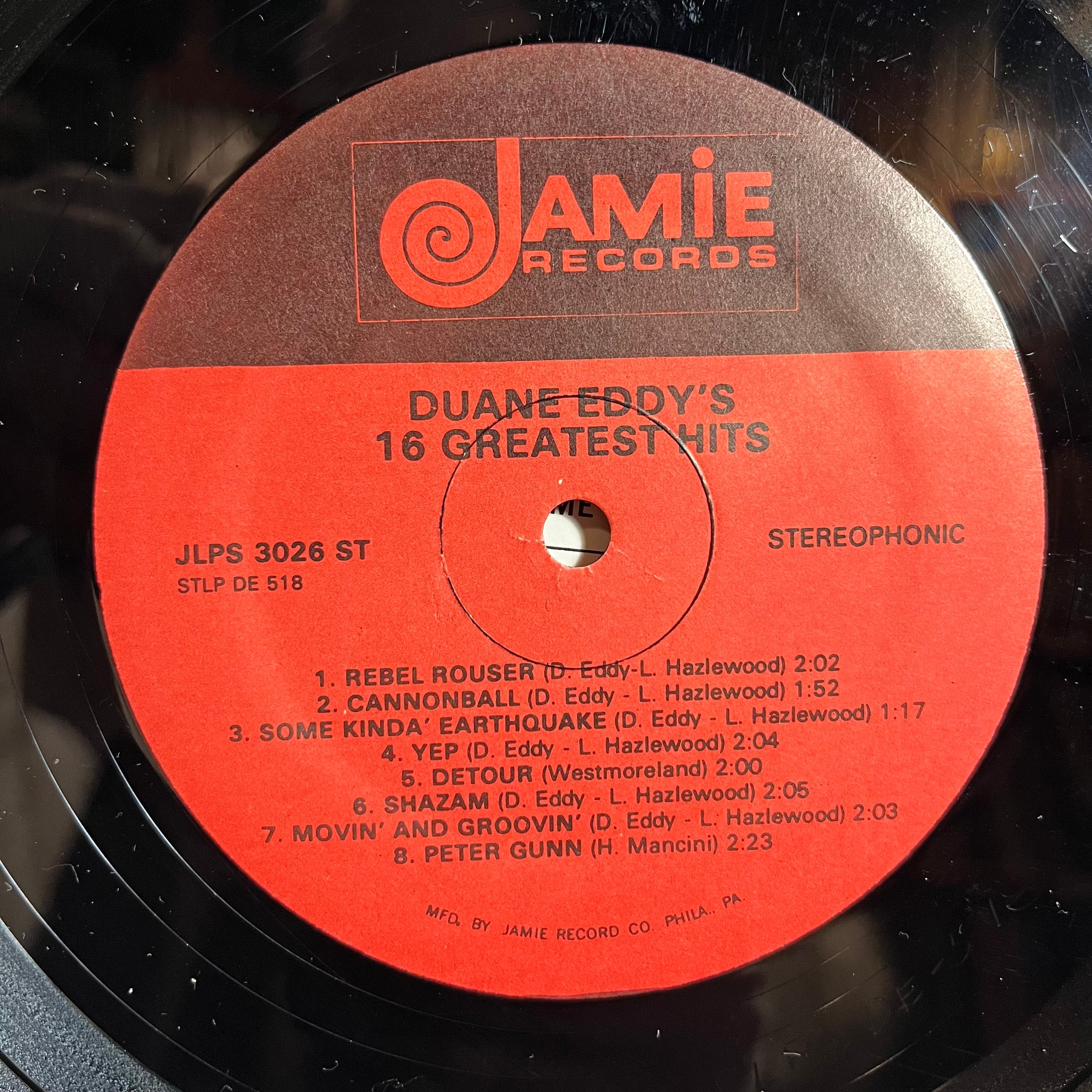 Duane Eddy's 16 Greatest Hits (VINYL) | Excellent (EX)