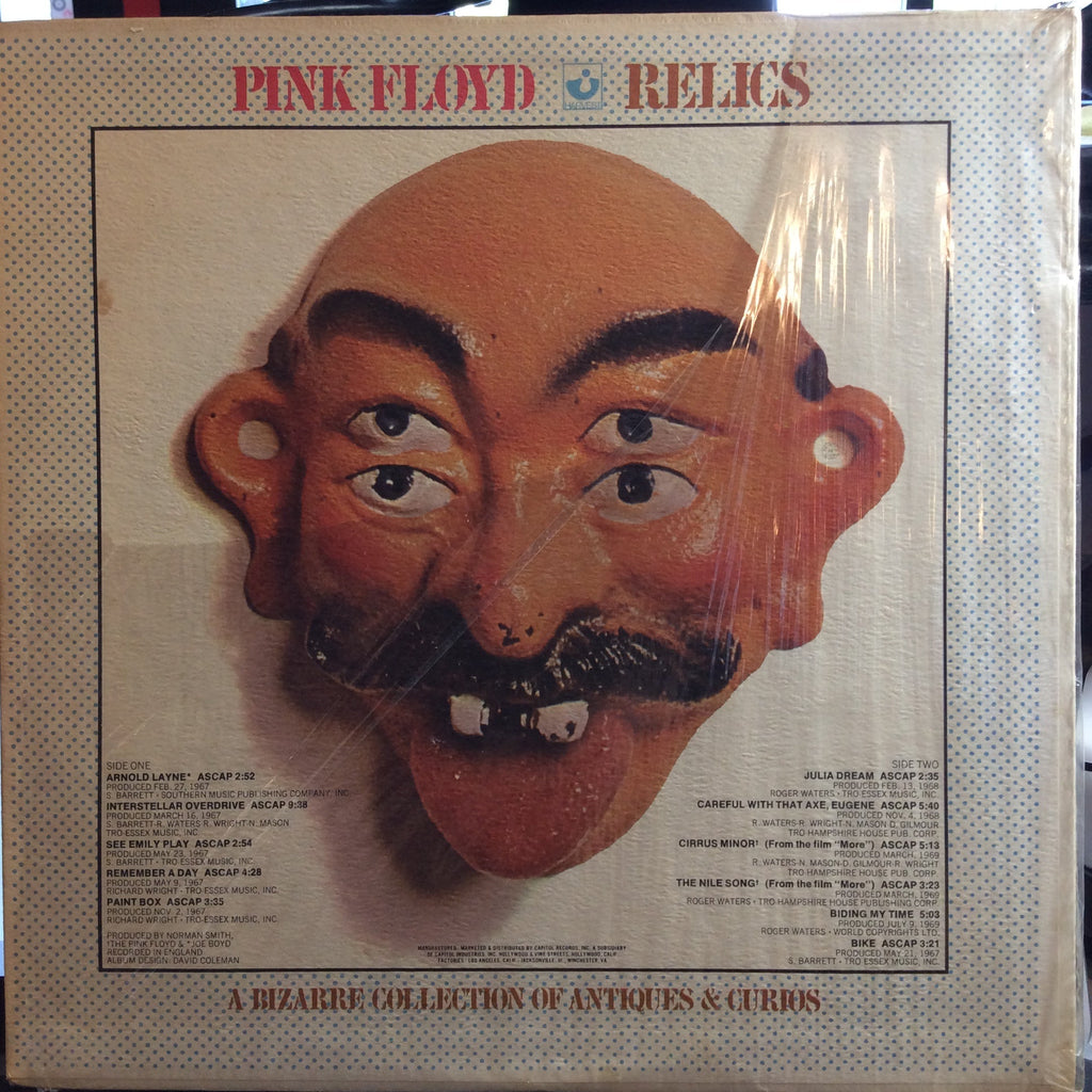 Pink Floyd - Relics - A Bizarre Collection Of Antiques & Curios (VINYL) | Very Good Plus (VG+) Excellent (EX)