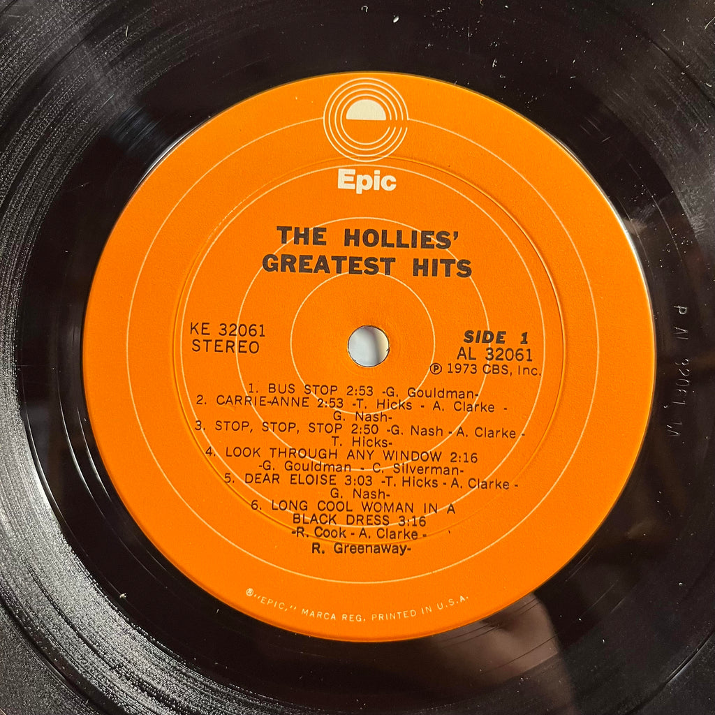 The Hollies - The Hollies' Greatest Hits *PROMO* | Very Good Plus (VG+) Good Plus (G+)