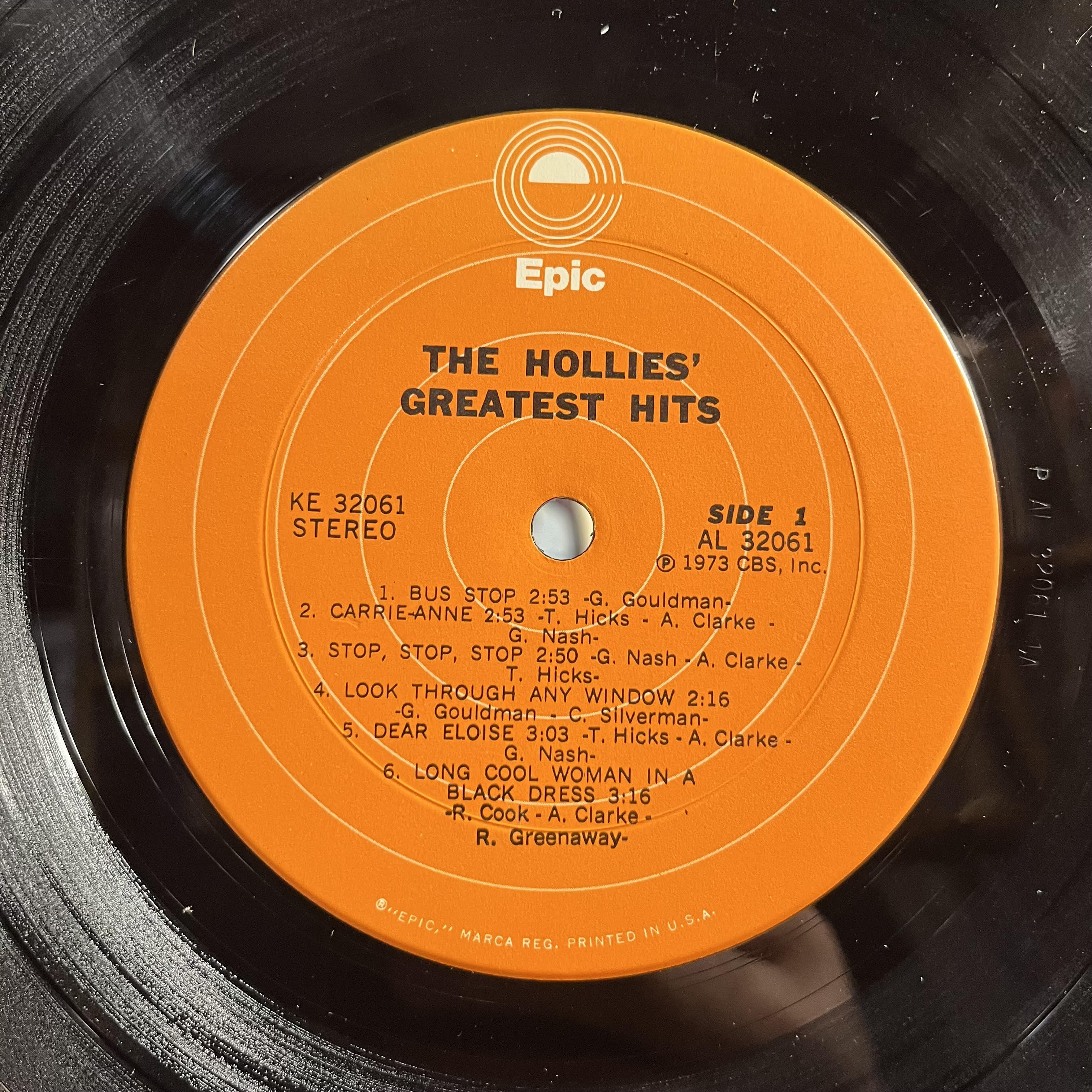 The Hollies - The Hollies' Greatest Hits *PROMO* | Very Good Plus (VG+) Good Plus (G+)