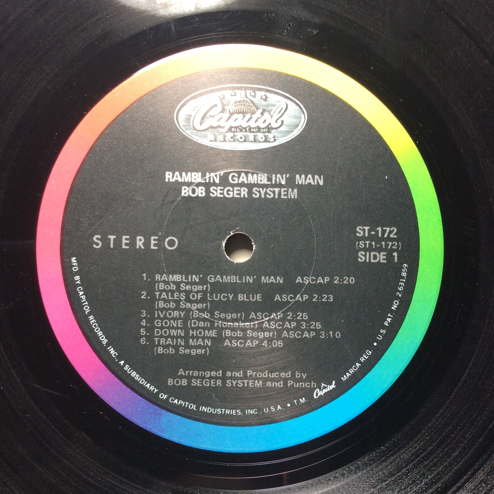 Bob Seger System - Ramblin' Gamblin' Man (VINYL) | Very Good Plus (VG+) Very Good Plus (VG+)