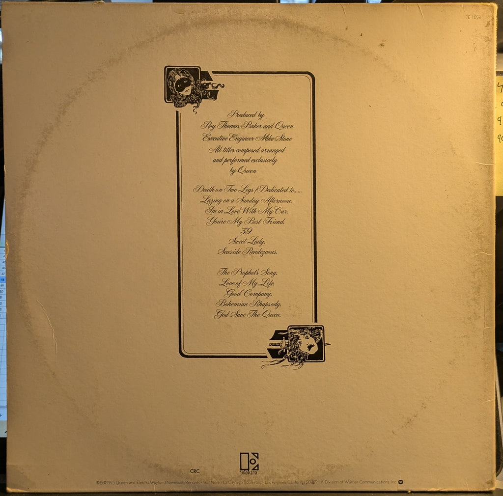 Queen - A Night At The Opera (VINYL) | Very Good Plus (VG+) Very Good Plus (VG+)
