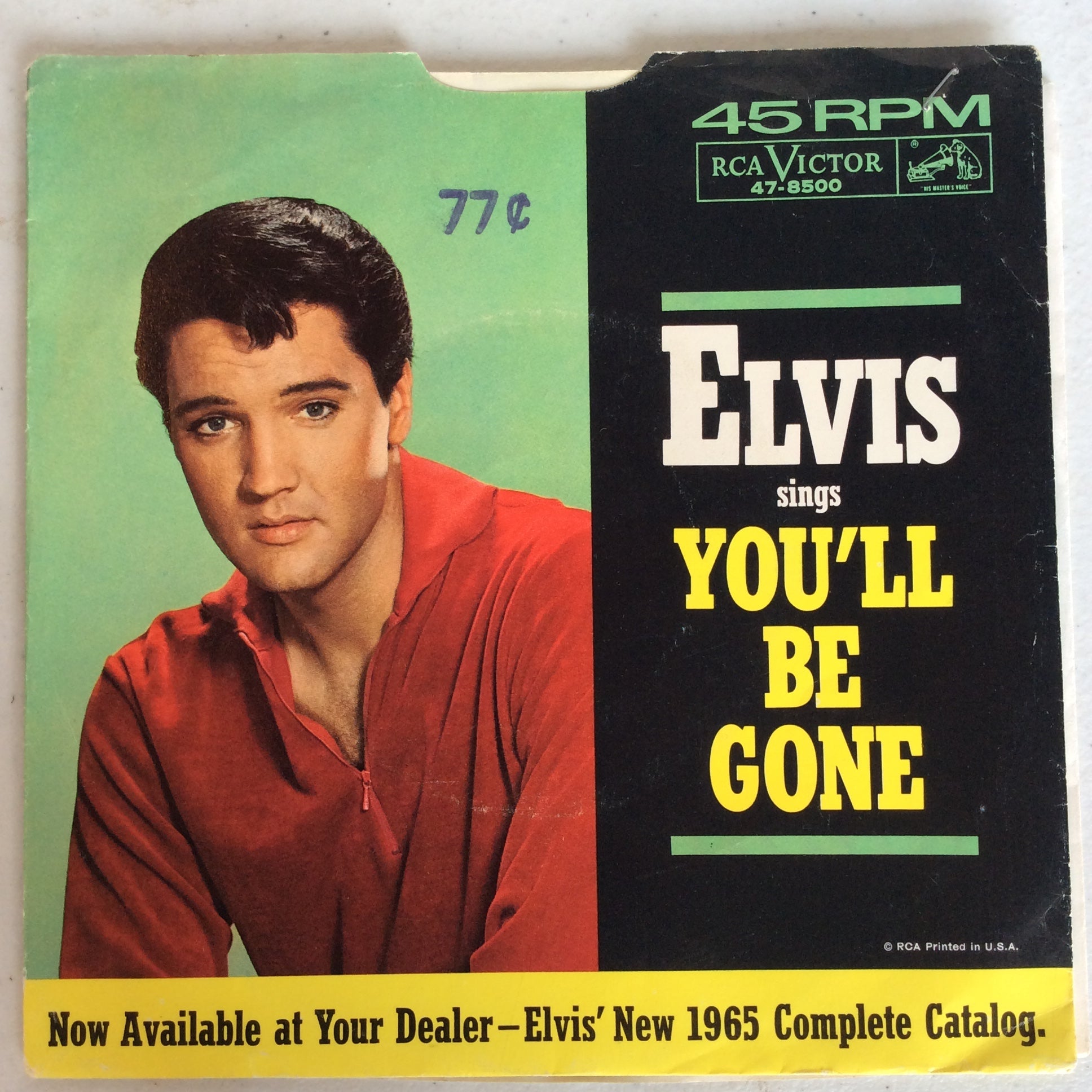 Elvis Presley - Do The Clam / You'll Be Gone (7" VINYL) | Excellent (EX)