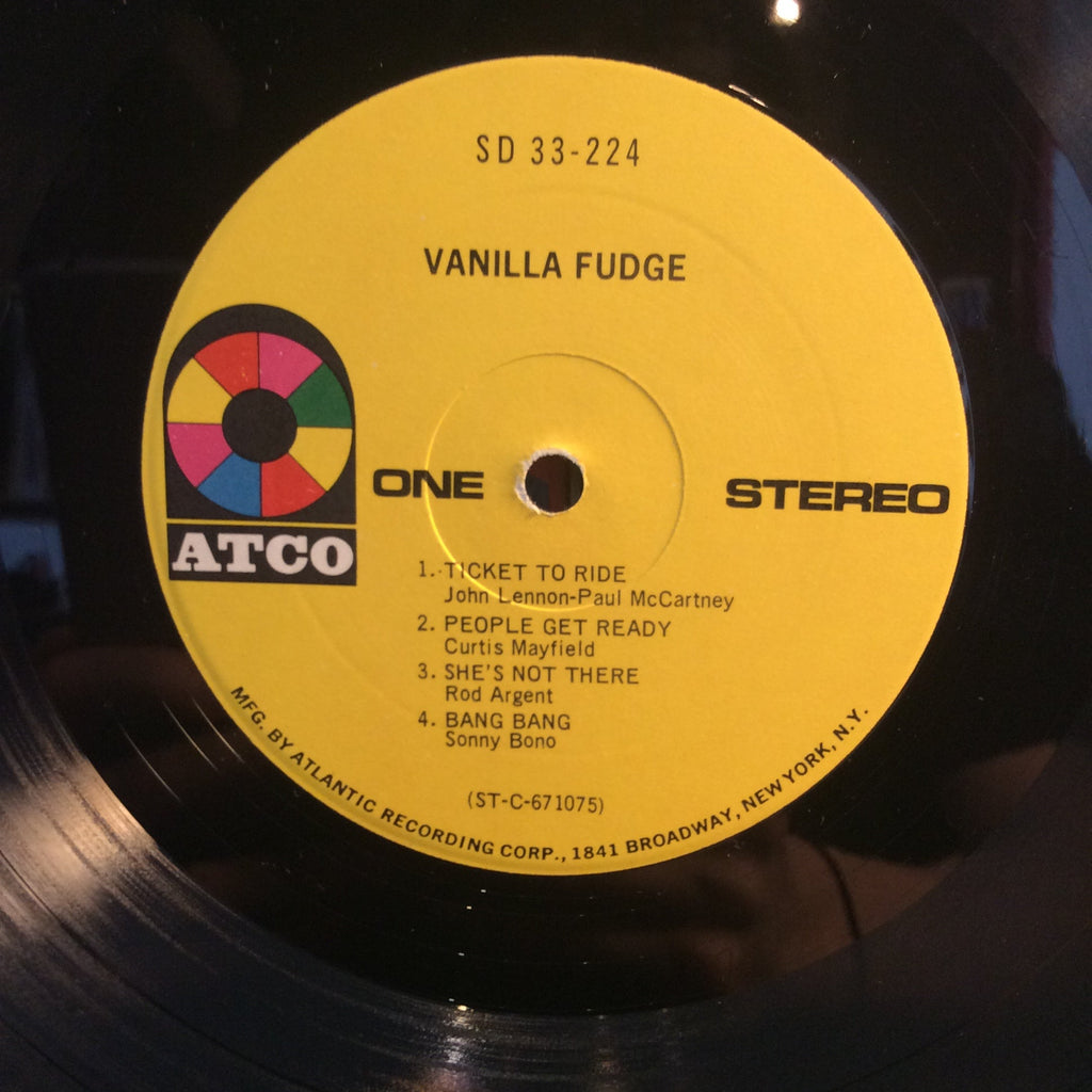 Vanilla Fudge - Vanilla Fudge (VINYL) | Very Good Plus (VG+) Very Good (VG)