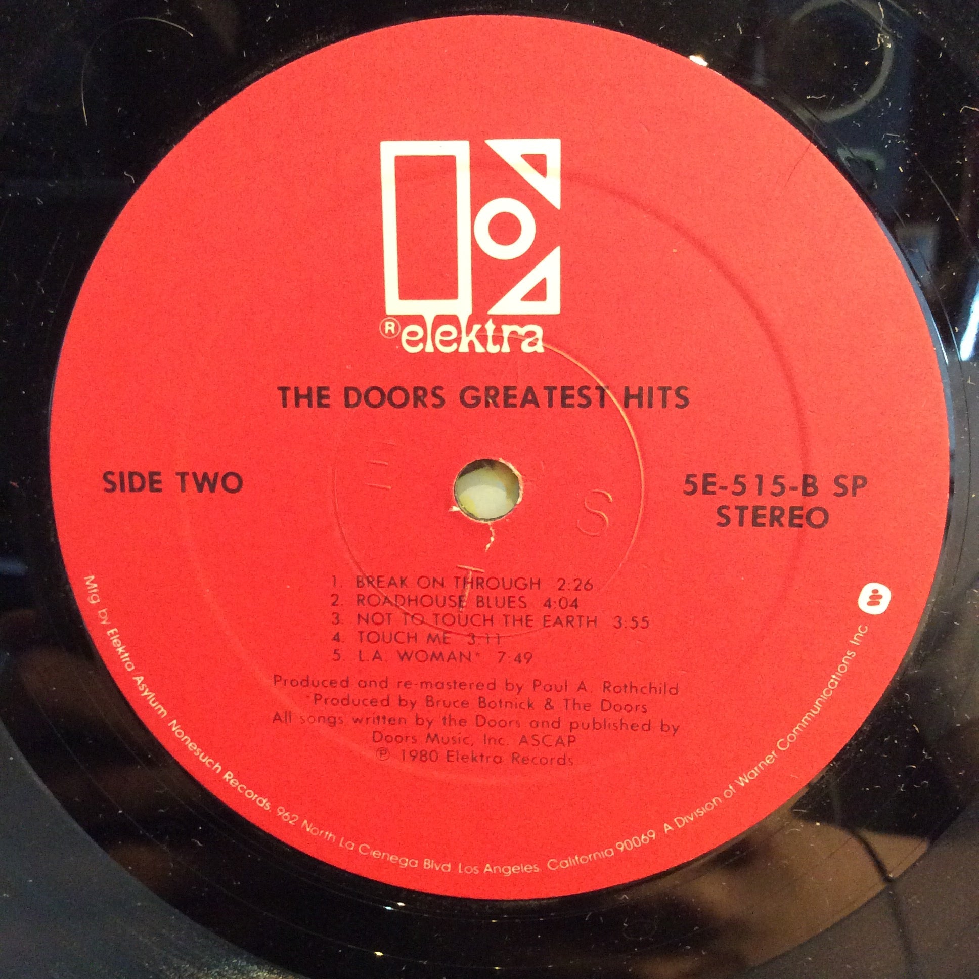 The Doors - Greatest Hits (VINYL) | Very Good Plus (VG+)