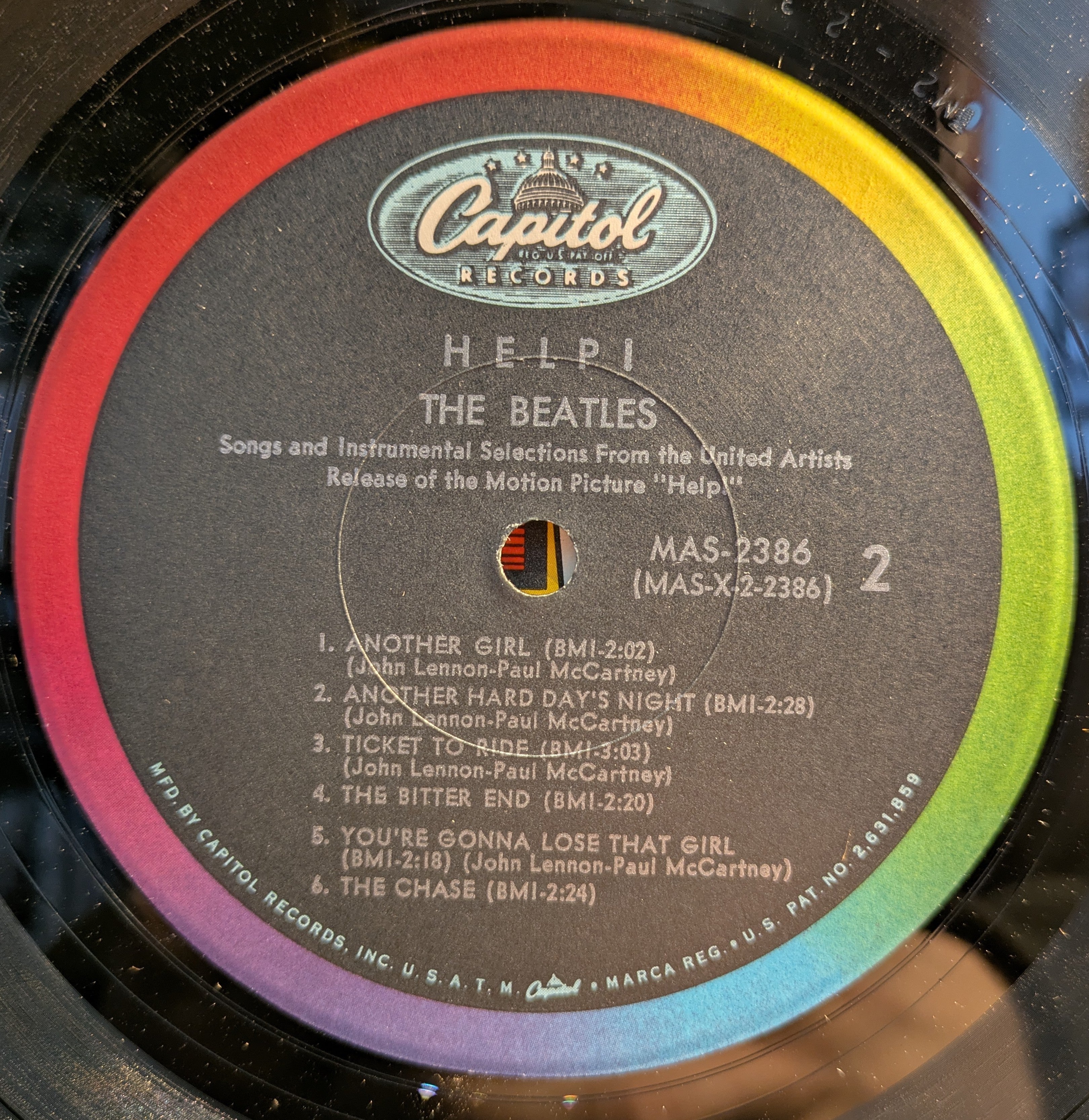 The Beatles - Help! (Original Motion Picture Soundtrack) (VINYL) | Very Good Plus (VG+) Very Good Plus (VG+)