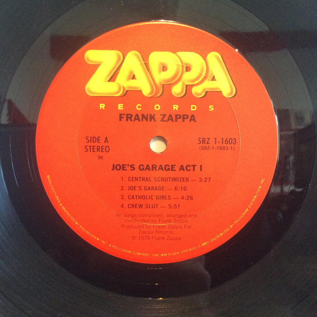 Frank Zappa - Joe's Garage Act I (VINYL) | Very Good Plus (VG+) Excellent (EX)