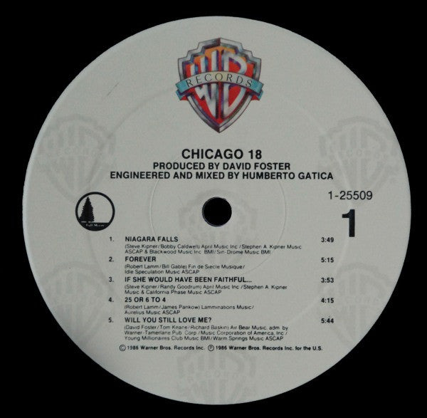 Chicago (2) - Chicago 18 (VINYL) | Very Good Plus (VG+) Excellent (EX)