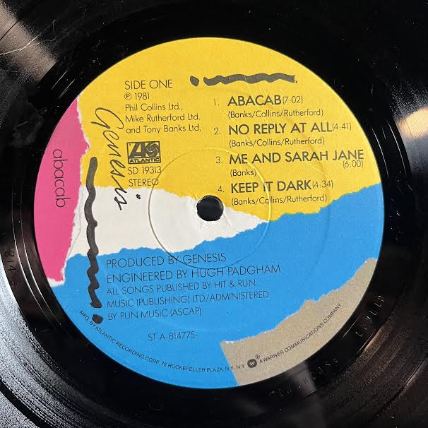 Genesis - Abacab (VINYL) | Very Good Plus (VG+) Excellent (EX)
