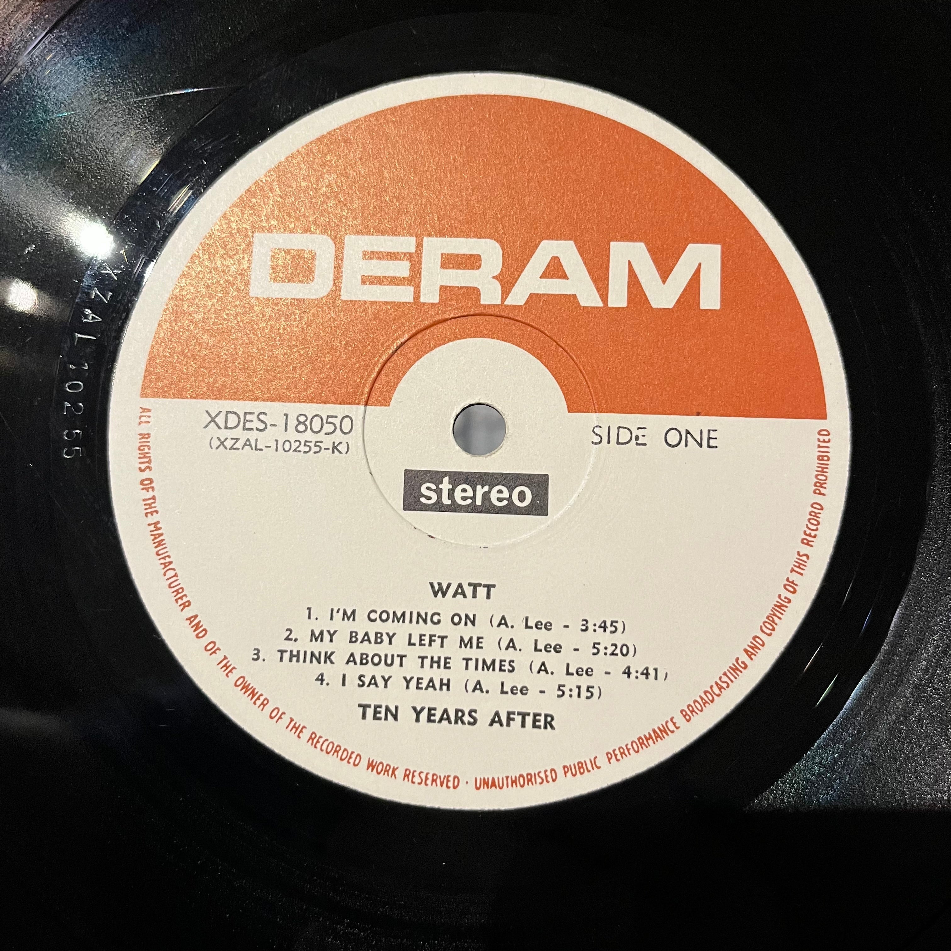 Ten Years After - Watt | Very Good Plus (VG+) Very Good Plus (VG+)