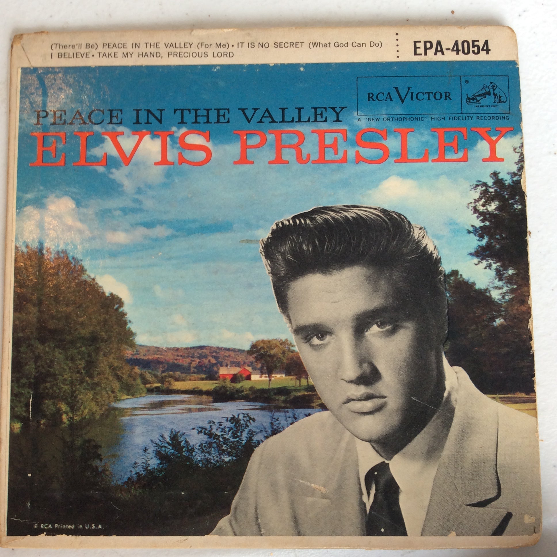 Elvis Presley - Peace In The Valley (7" VINYL) | Very Good Plus (VG+) Very Good (VG)