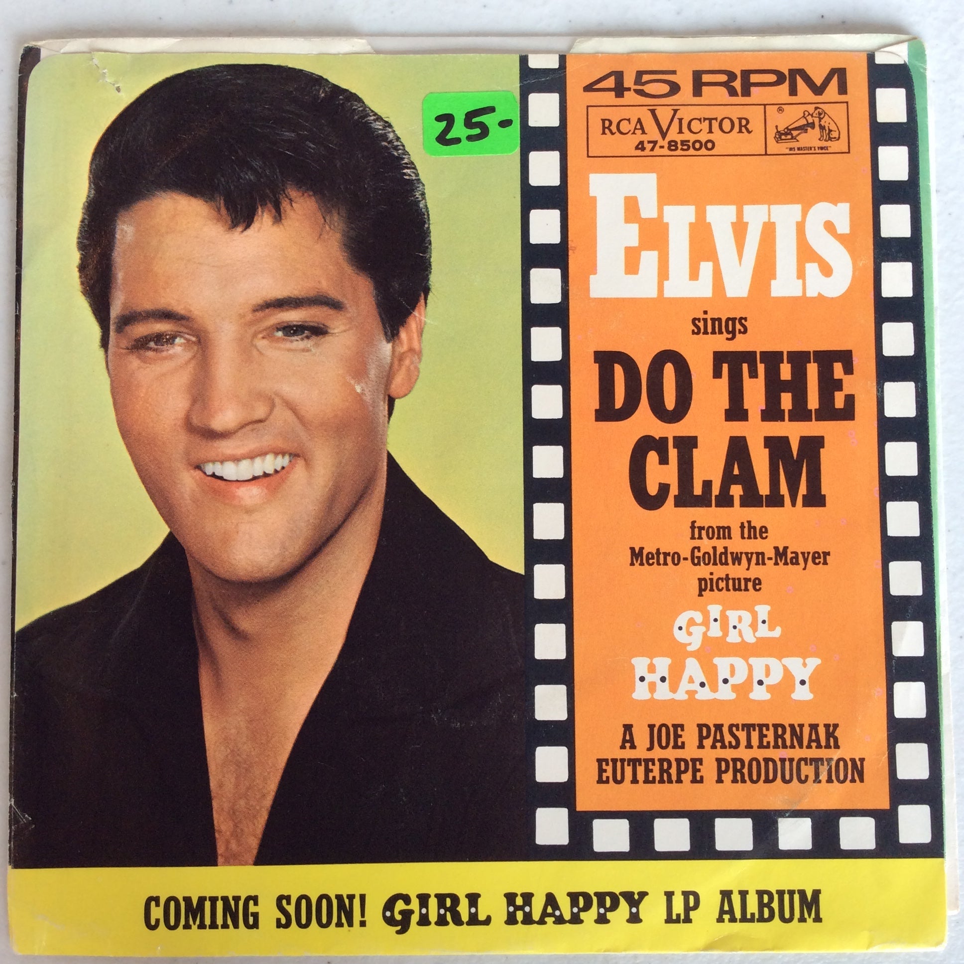 Elvis Presley - Do The Clam / You'll Be Gone (7" VINYL) | Excellent (EX)