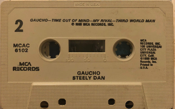 Steely Dan - Gaucho (CASSETTE) | Very Good Plus (VG+) Very Good Plus (VG+)