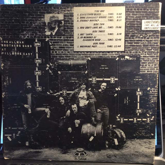 The Allman Brothers Band - The Allman Brothers Band At Fillmore East (2xVINYL) | Very Good Plus (VG+) Very Good Plus (VG+)