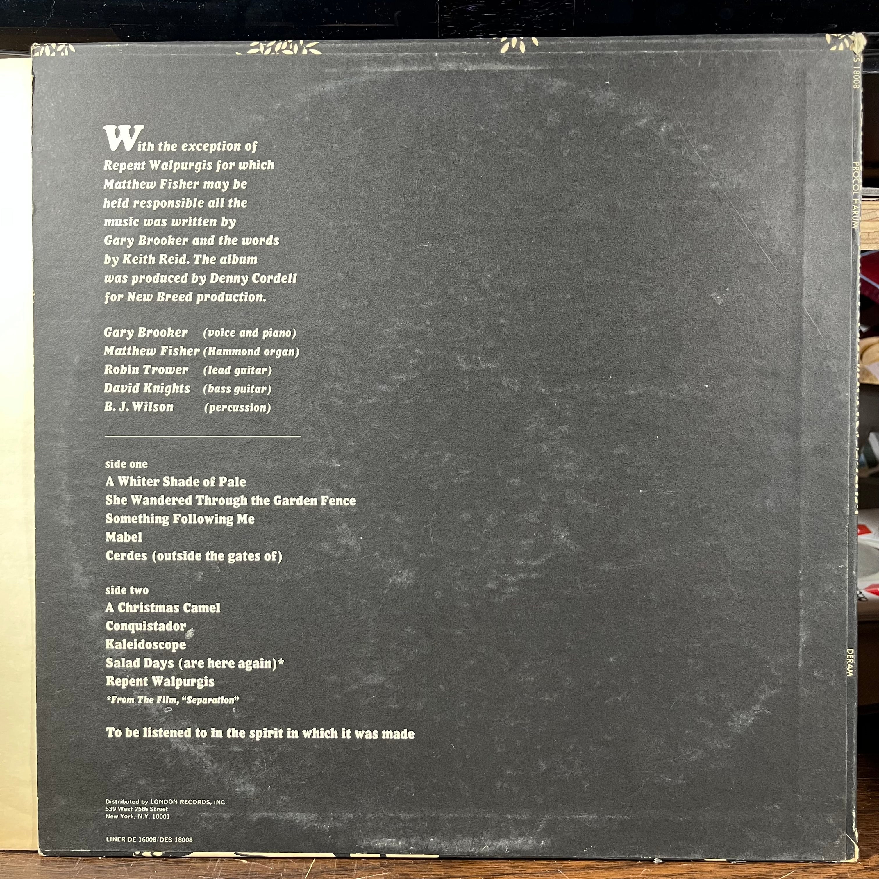 Procol Harum - Procol Harum (VINYL) | Excellent+ (EX+)