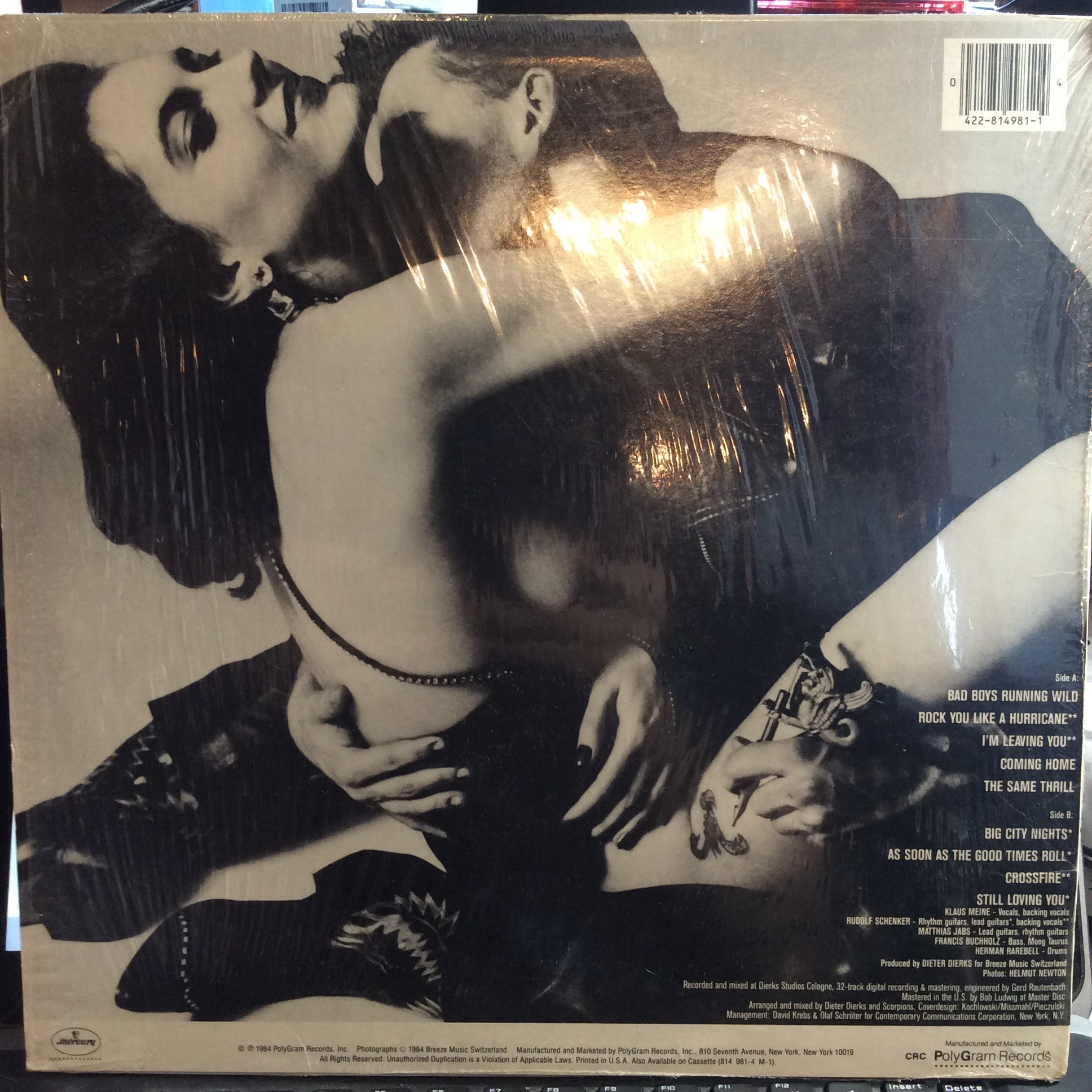 Scorpions - Love At First Sting (VINYL) | Very Good Plus (VG+) Excellent+ (EX+)