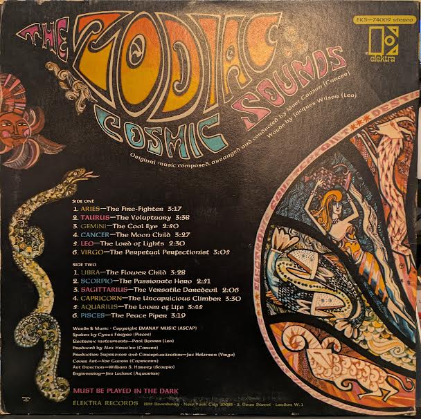 The Zodiac - Cosmic Sounds (VINYL) | Very Good Plus (VG+) Near Mint (NM)