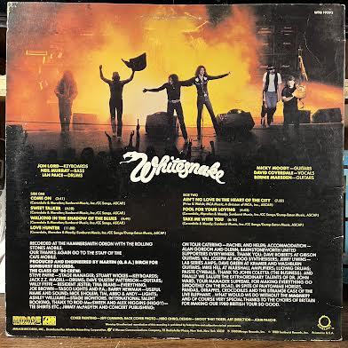 Whitesnake - Live... In The Heart Of The City (VINYL) | Very Good Plus (VG+)