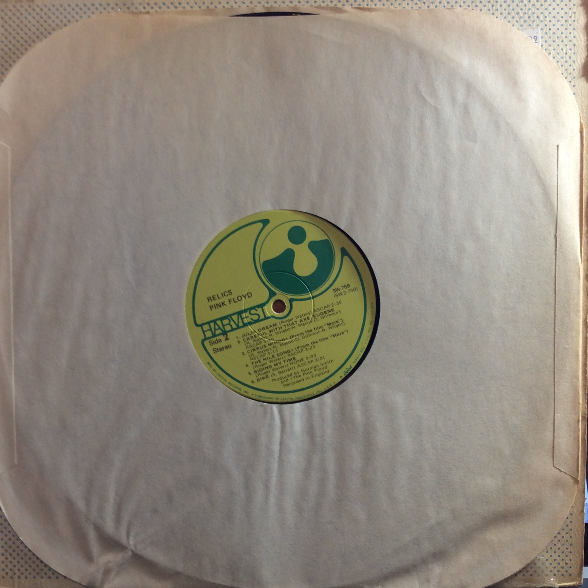 Pink Floyd - Relics - A Bizarre Collection Of Antiques & Curios (VINYL) | Very Good Plus (VG+) Excellent (EX)