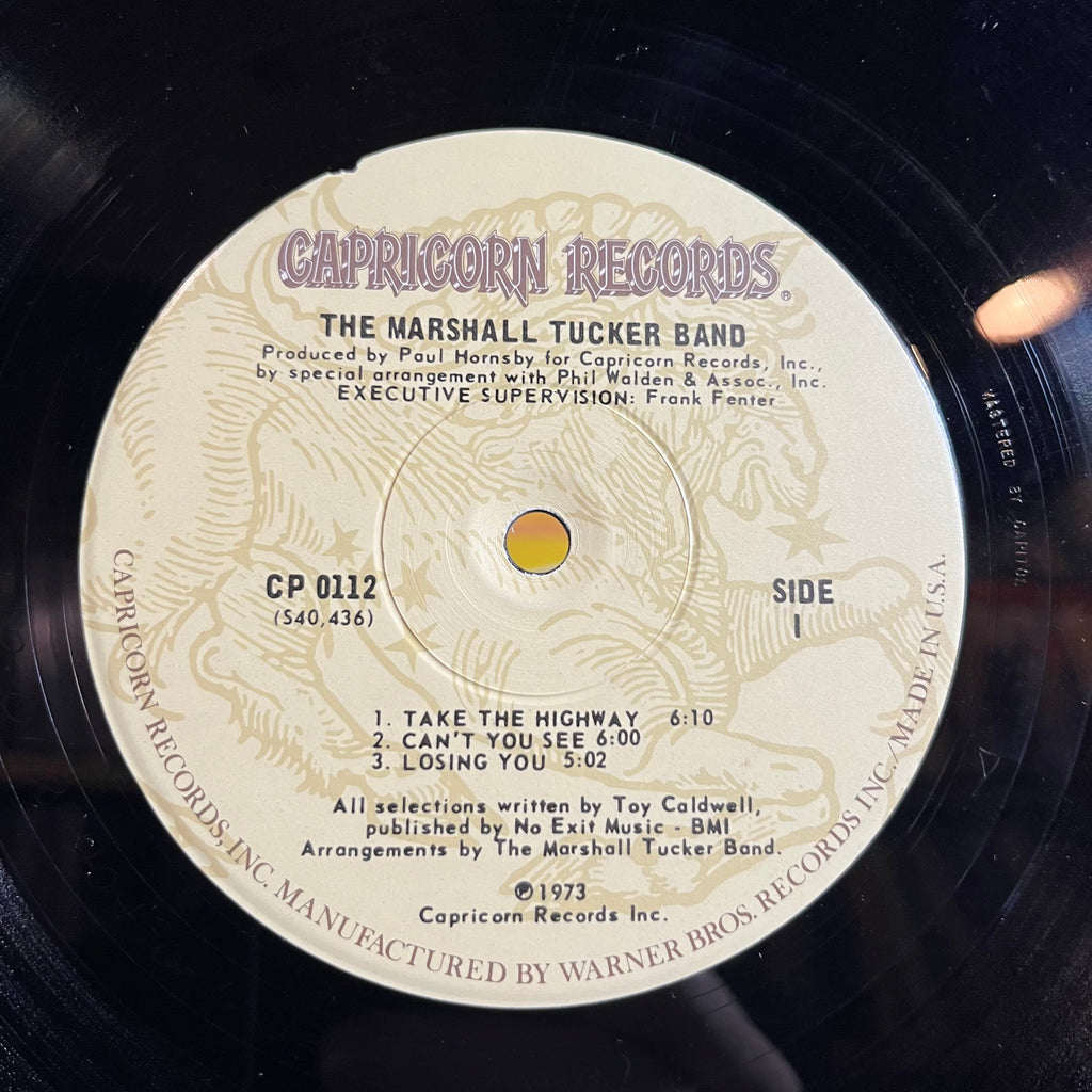The Marshall Tucker Band - The Marshall Tucker Band (VINYL) | Very Good (VG) Very Good Plus (VG+)