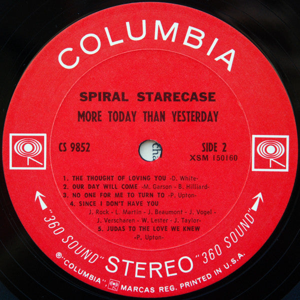 Spiral Starecase - More Today Than Yesterday (VINYL ONLY - NO SLEEVE) | Very Good (VG) Generic