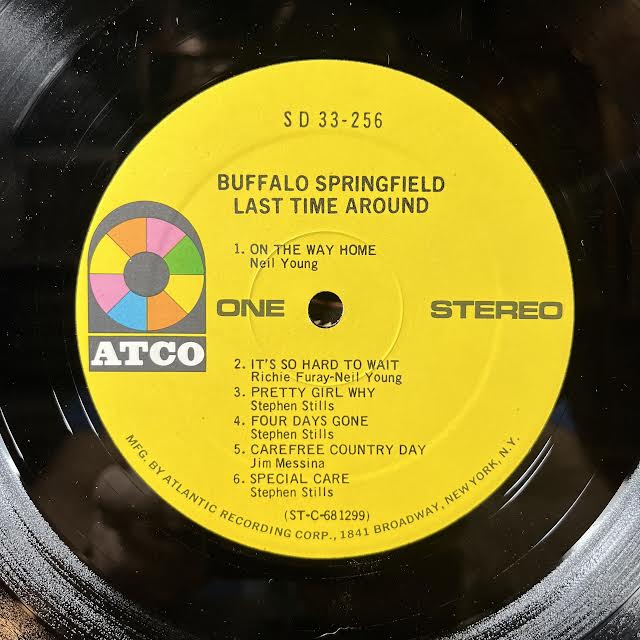 Buffalo Springfield - Last Time Around (VINYL) | Very Good (VG) Very Good Plus Plus (VG++)