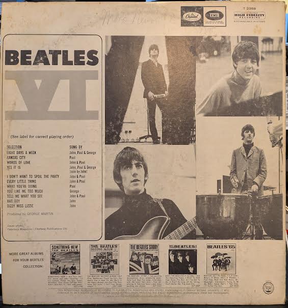 The Beatles - Beatles VI (VINYL) | Very Good (VG) Very Good (VG)