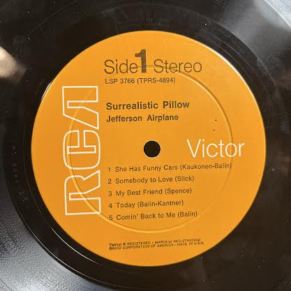 Jefferson Airplane - Surrealistic Pillow (VINYL) | Very Good (VG) Very Good Plus (VG+)