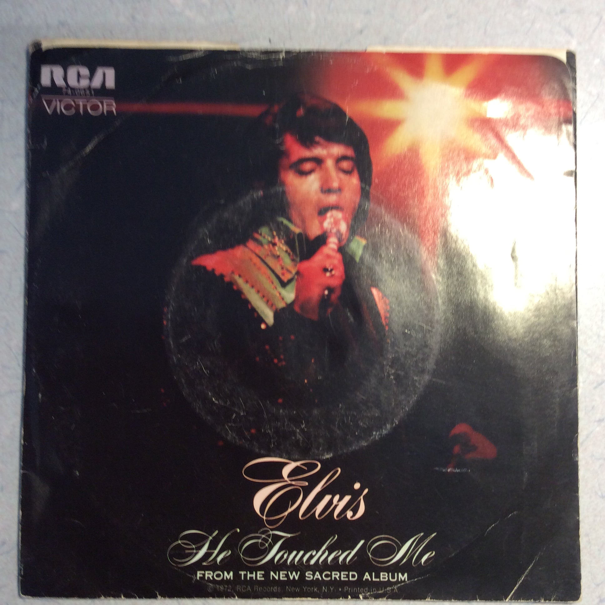 Elvis Presley - He Touched Me / Bosom Of Abraham (7" VINYL) | Very Good (VG) Very Good Plus (VG+)