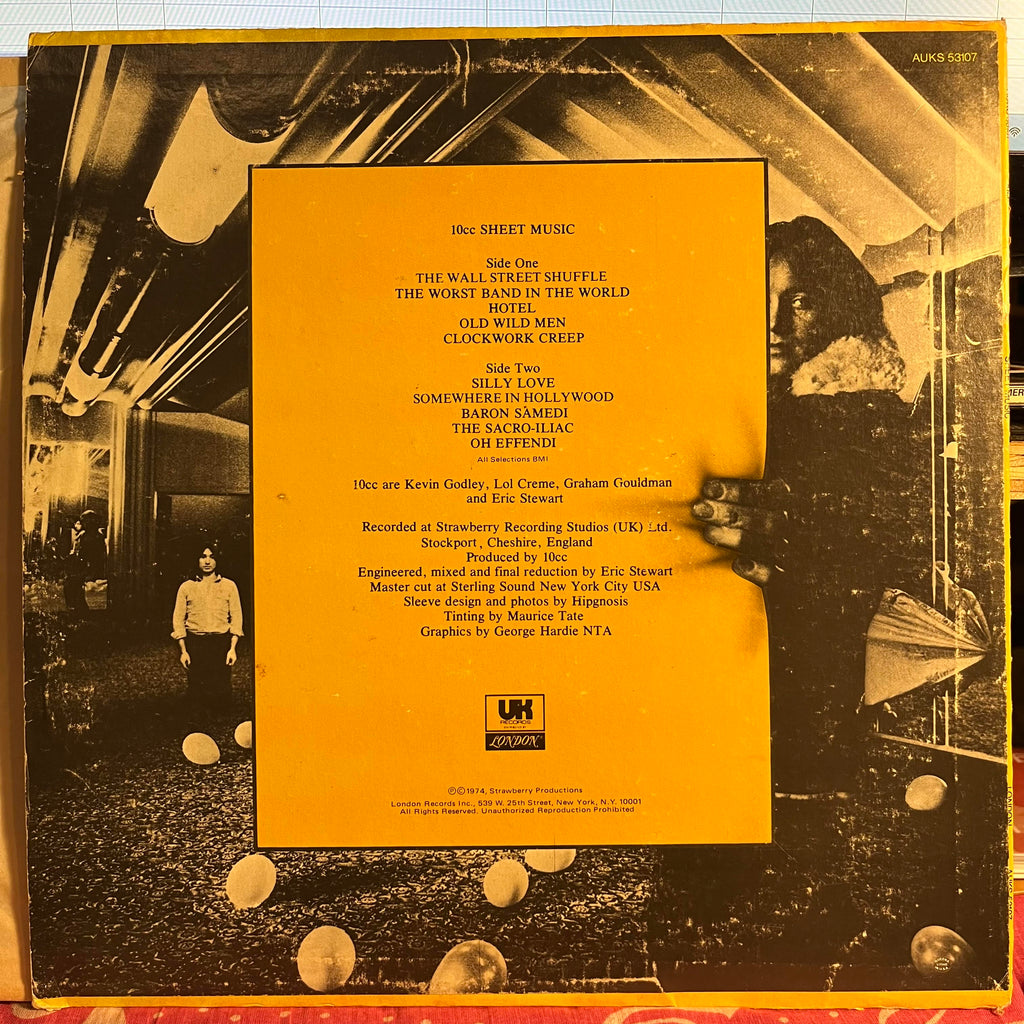 10cc - Sheet Music | Very Good (VG) Very Good (VG)