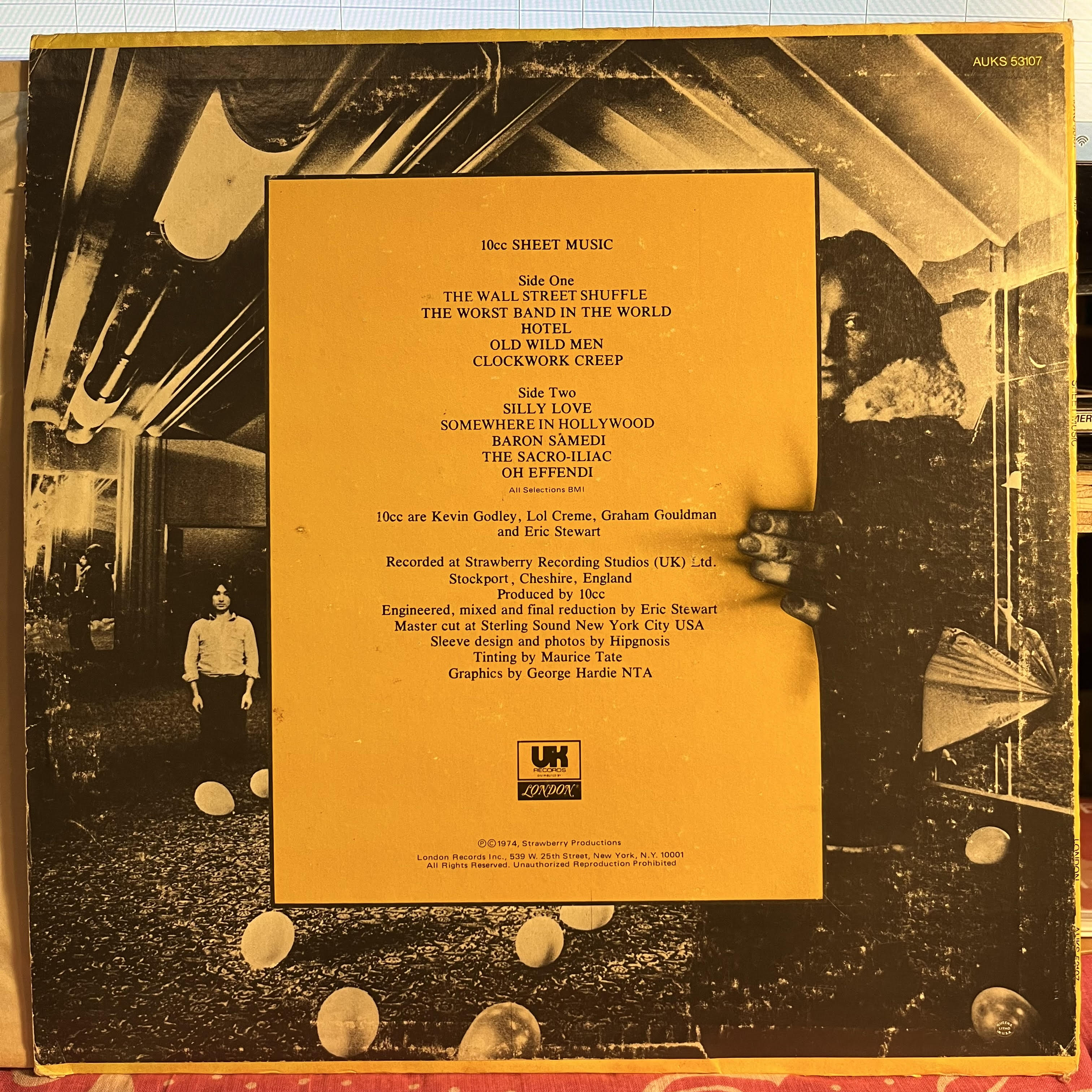 10cc - Sheet Music | Very Good (VG) Very Good (VG)