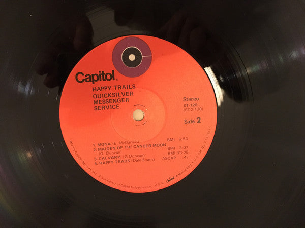 Quicksilver Messenger Service - Happy Trails (VINYL) | Very Good (VG) Very Good Plus (VG+)