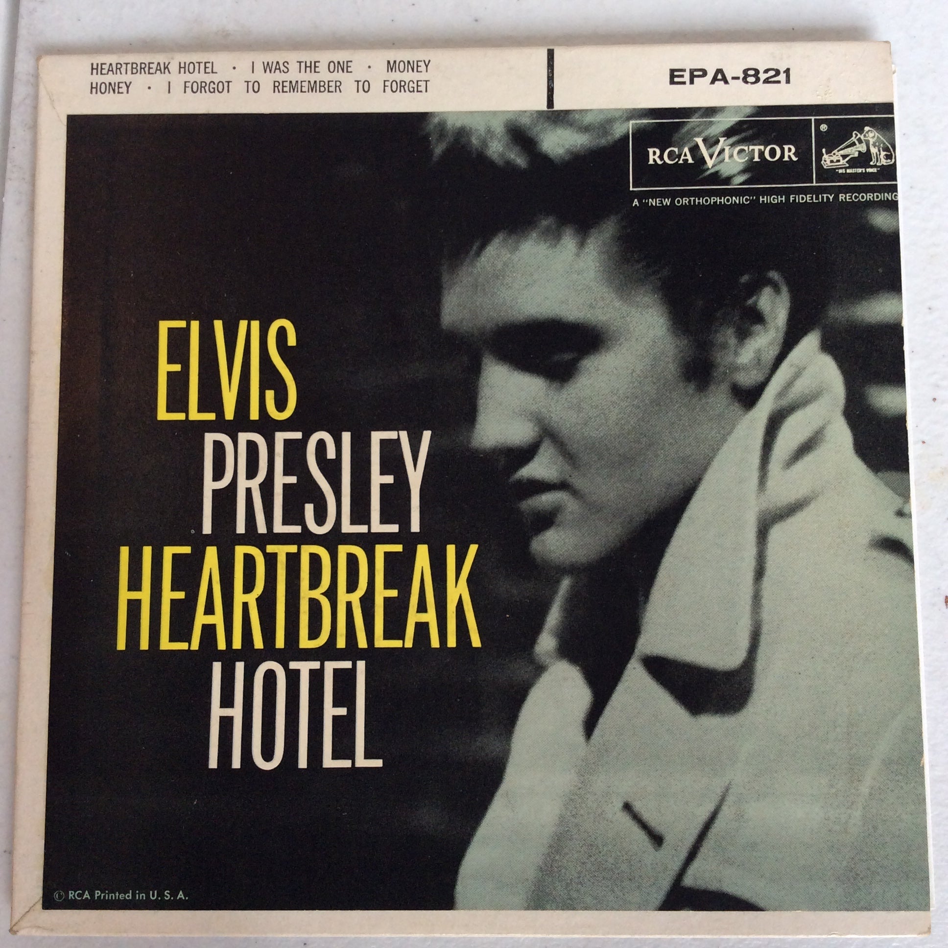 Elvis Presley - Heartbreak Hotel (7" VINYL) | Very Good (VG) Excellent (EX)