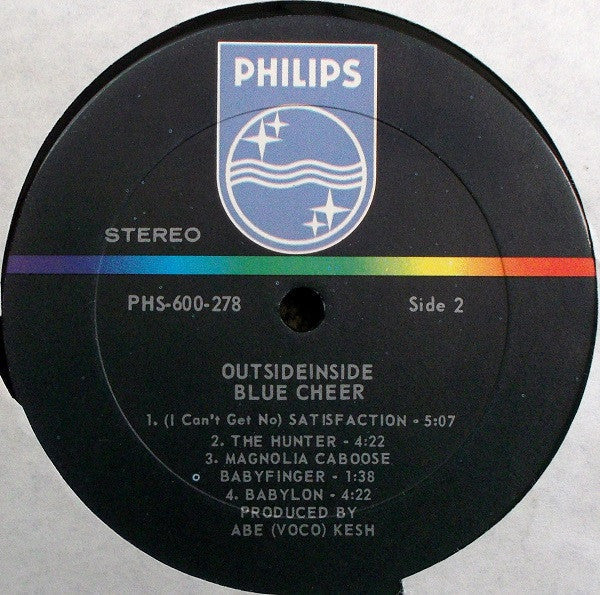 Blue Cheer - Outsideinside (VINYL ONLY - NO ART SLEEVE) | Very Good (VG) Generic