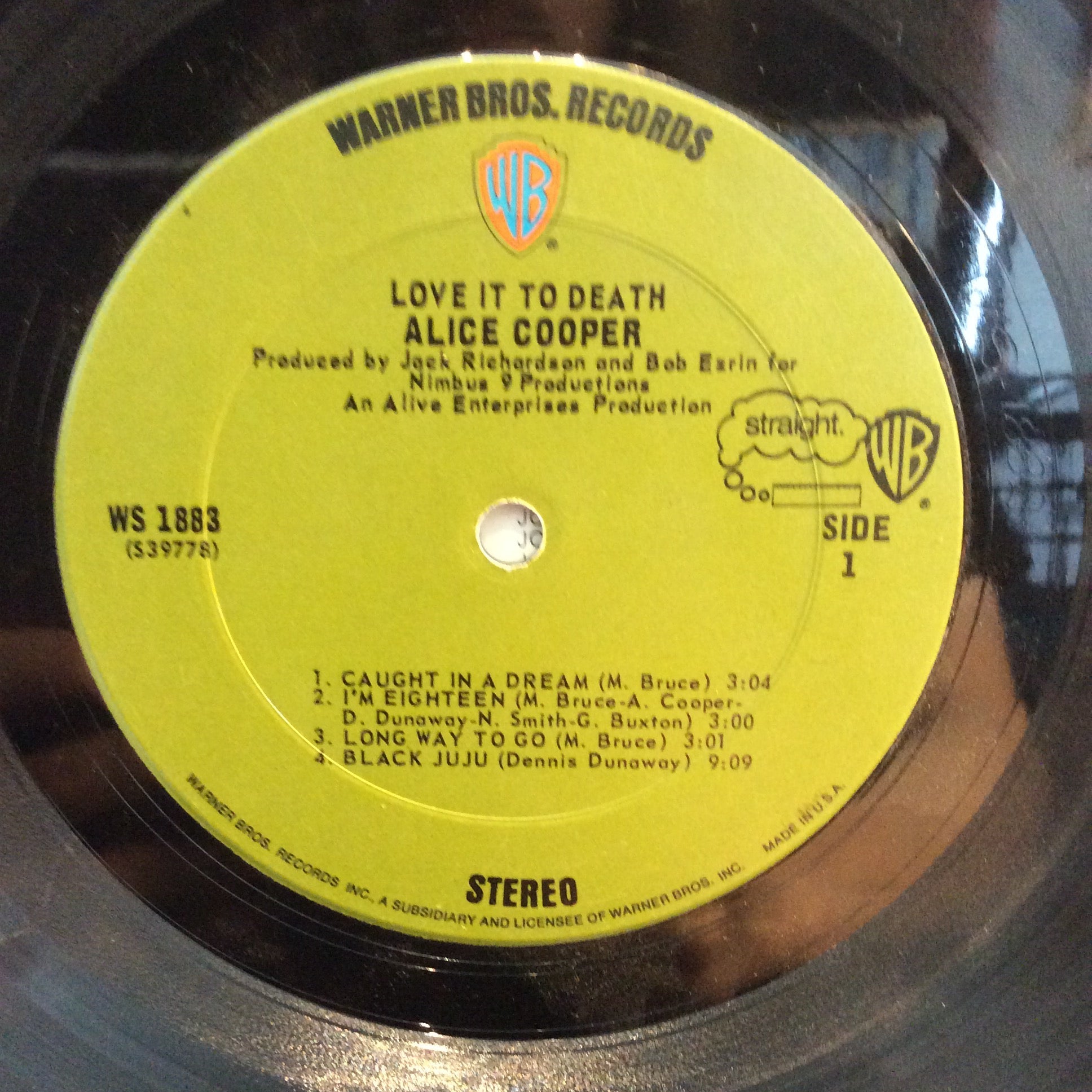 Alice Cooper - Love It To Death (VINYL) | Very Good (VG) Very Good Plus Plus (VG++)