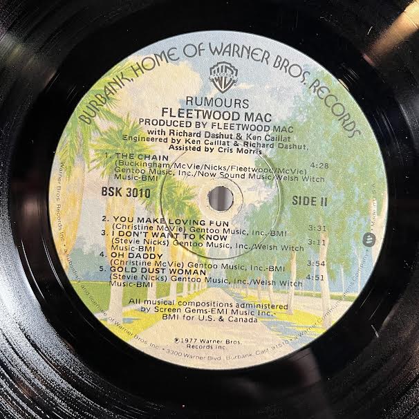 Fleetwood Mac - Rumours (VINYL) | Very Good (VG) Very Good Plus (VG+)