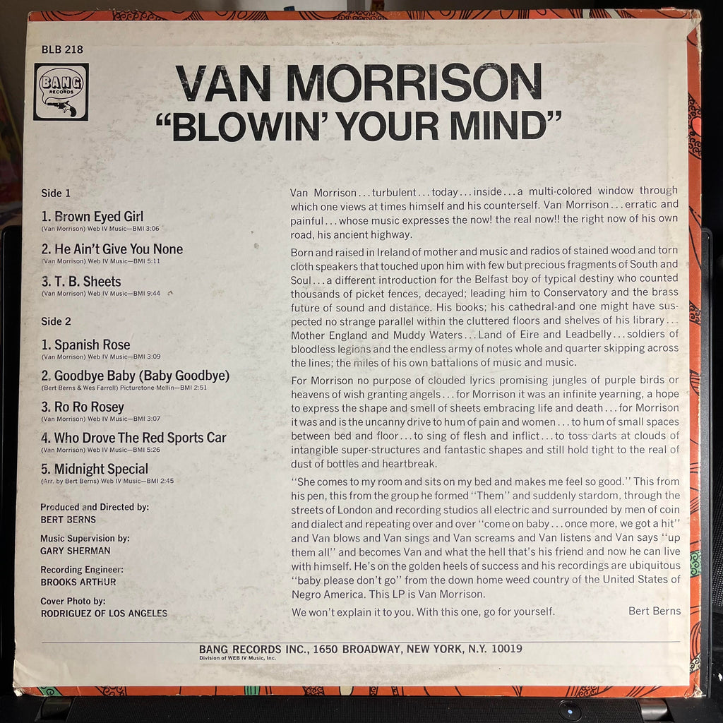 Van Morrison - Blowin' Your Mind! | Very Good (VG) Excellent (EX)